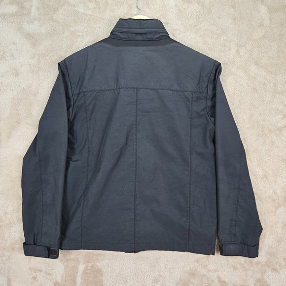 Geox Respira Full Zip Jacket Men's US Size 38 Pockets Black Long Sleeve Outdoors - Picture 2 of 10